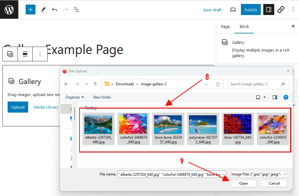 How to Add a Gallery Page in WordPress