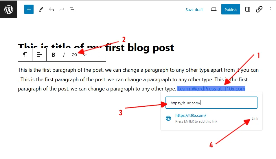 how to add a blog post in wordpress