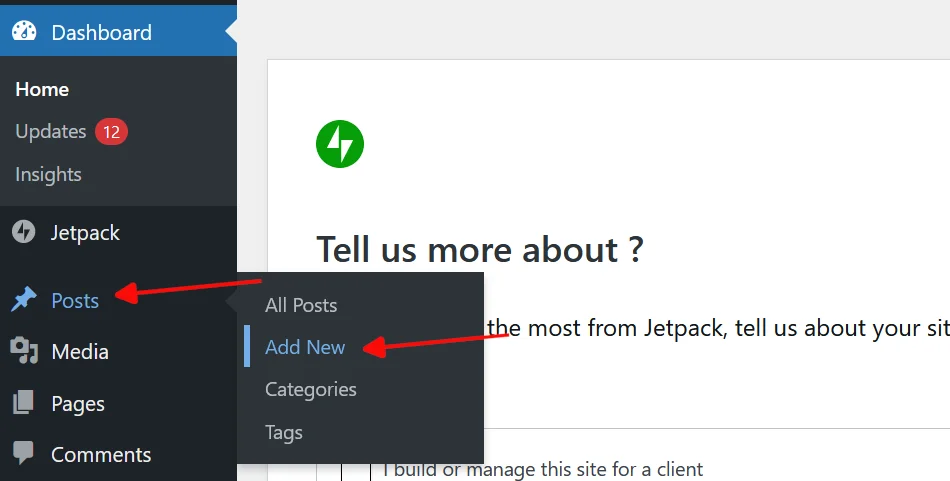 how to add a new blog post in wordpress
