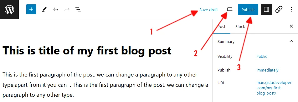 how to add a blog post in wordpress