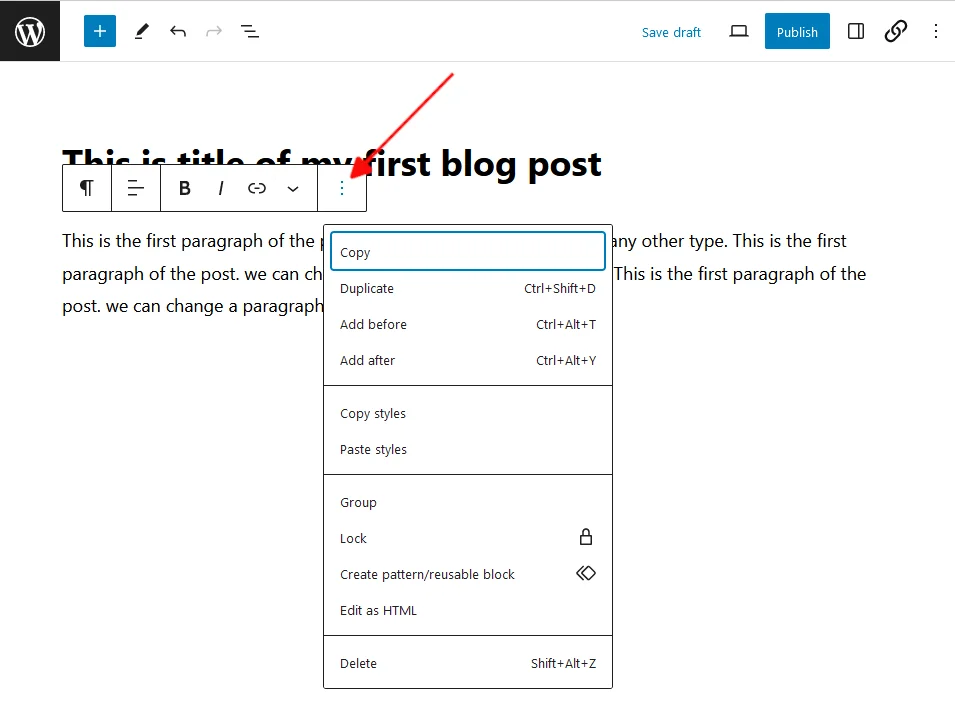 how to add a blog post in wordpress