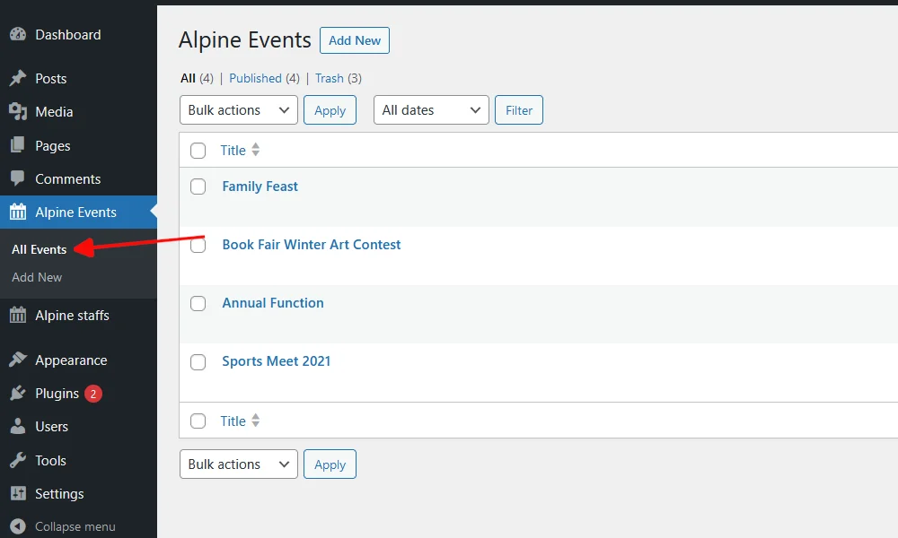 A WordPress Custom Post Type