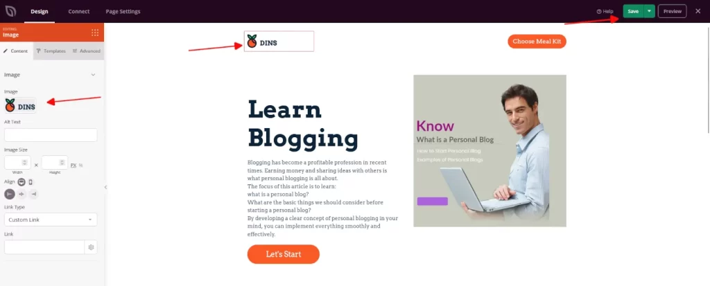 Landing Page in WordPress using plugin