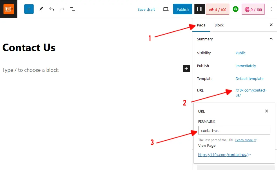 wordpress slug