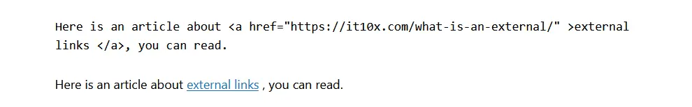 what is an external link and best practices to use external links