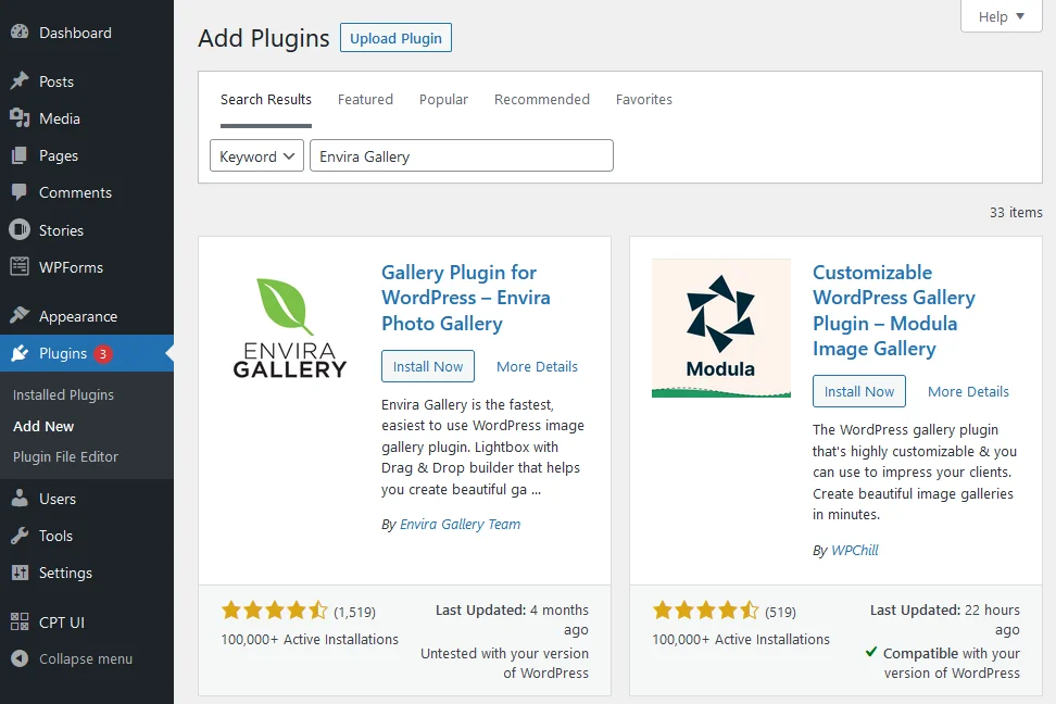 wordpress photo gallery plugin