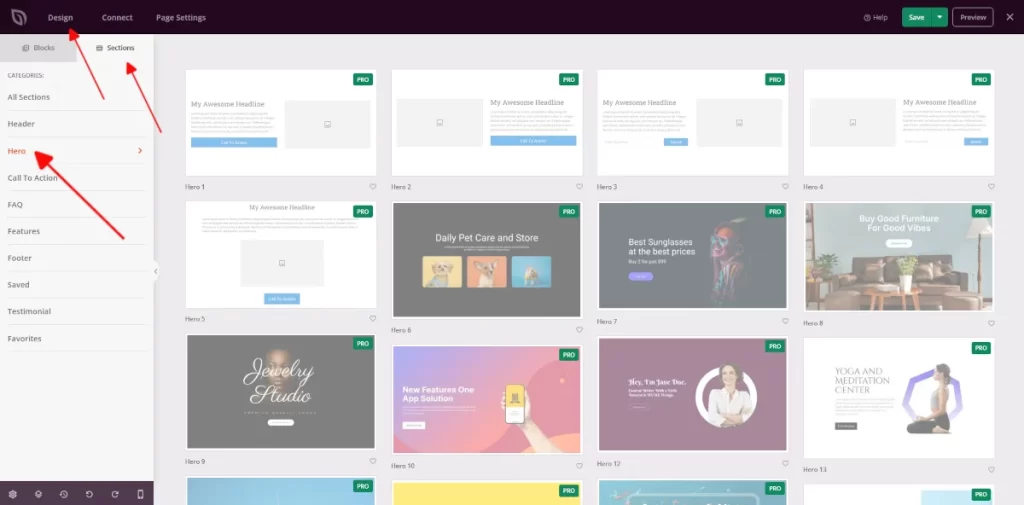 Landing Page in WordPress