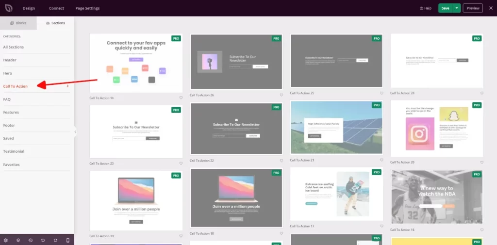 Landing Page in WordPress