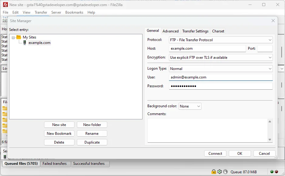 wp-content uploads using ftp client