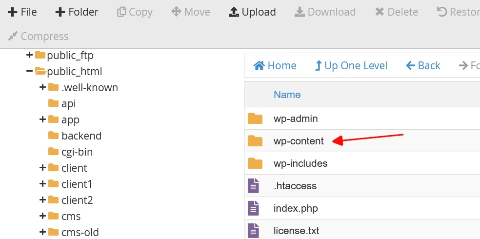 WP Content Uploads