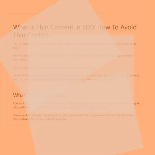 What is Thin Content in SEO: How To Avoid Thin Content