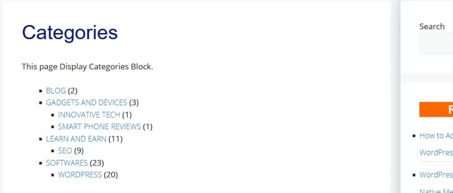 How to Add Categories Blocks in WordPress