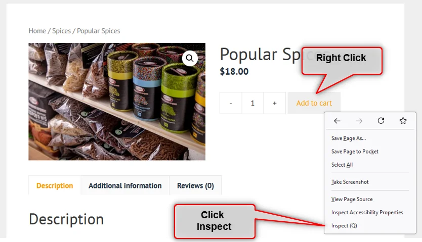 Change add to cart button color woocommerce