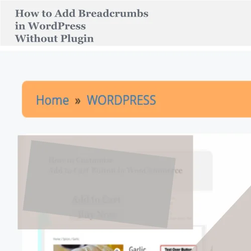 How to Add Breadcrumbs in WordPress Without Plugin